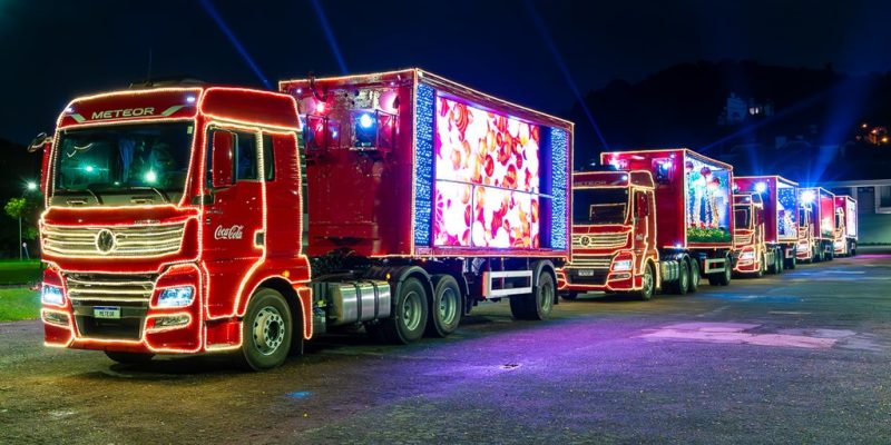 Sumaré recebe a magia natalina: Caravana da Coca-Cola ilumina a cidade