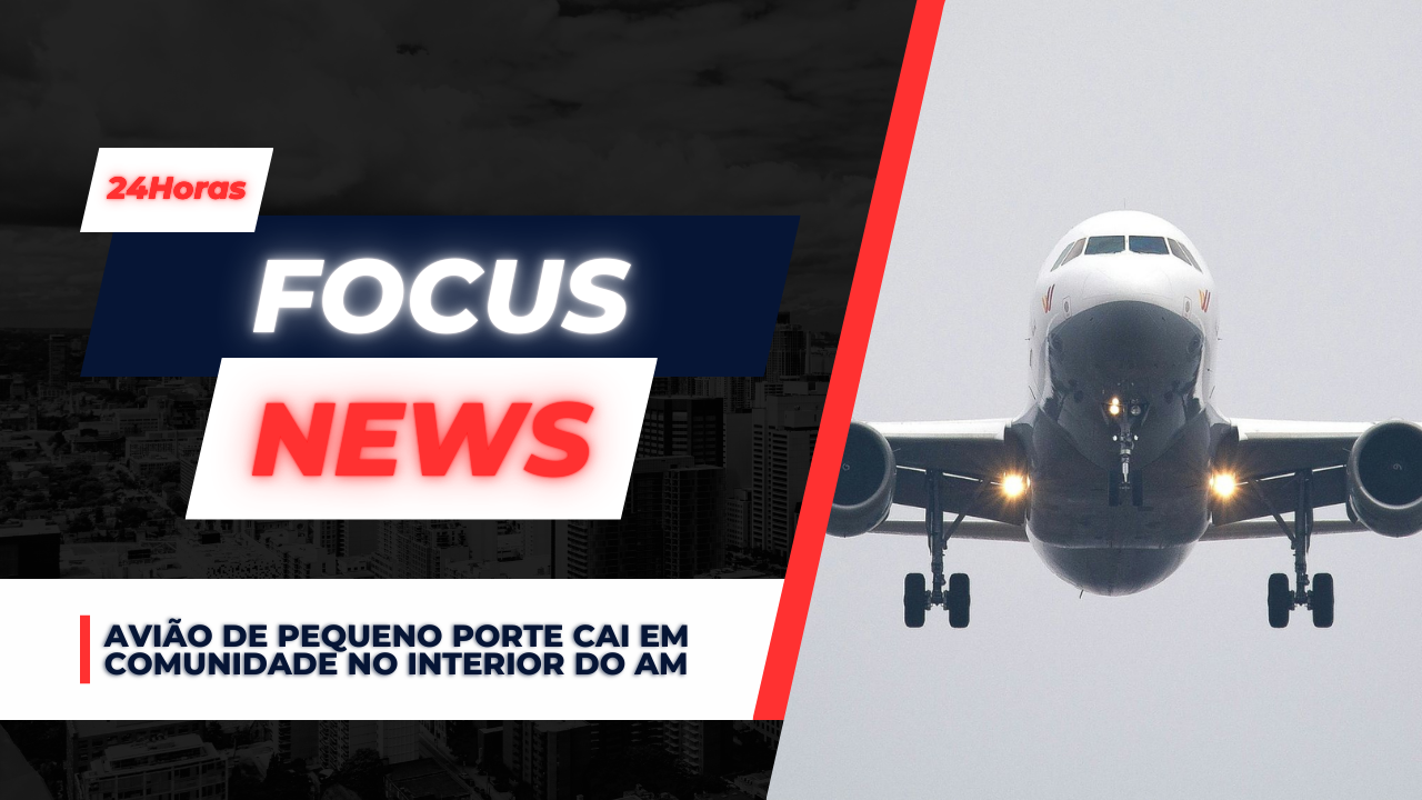 Avião de pequeno porte cai em comunidade no interior do AM